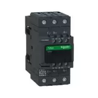 SCHNEIDER ELECTRIC, CONTACTOR, TeSys Deca, 3P, POLE CONTACT 3NO, 40A, AUXILIARY CONTACT 1NO+1NC, COIL VOLTAGE 220V AC, 50/60 Hz, LC1D40AM7