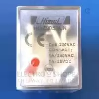 HIMEL PLUG IN RELAY 11 PIN 24VAC 5A 3C/O WITH LED HDZ9053LBR