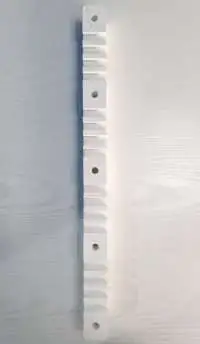POWERMAT, BUSBAR SUPPORT, 4P, 4RUN, 500mm, SMC, WHITE COLOR, 42PNF-407/411