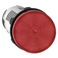 SCHNEIDER ELECTRIC, LED INDICATION LAMP, 24V AC, 5060 Hz,  RED, 22 mm, IP 65, XB7EV04BP