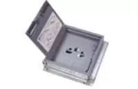 Ega Floor Box - SCREED FLOOR BOX WITH 8mm LID FOR CARPET 250X250X60-70mm 3 COMP EGAESB250/3/1
