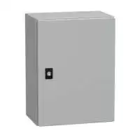 SCHNEIDER ELECTRIC, ENCLOSURE, WITHOUT MOUNTING PLATE, H: 400mm, W: 300mm, D: 200mm, RAL 7035, WALL MOUNT, IP 66, NSYCRN43200