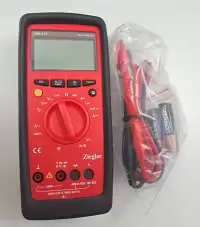 ZIEGLER, DIGITAL MULTIMETER, VOLTAGE AC/DC, CURRENT AC/DC, RESISTANCE, FREQUENCY, DIODE MEASUREMENT AND CONTINUITY TEST, RM 410