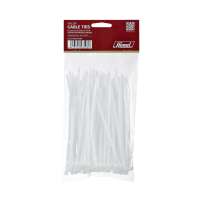 HIMEL, CABLE TIE, WHITE, 350x4.8 mm, SET OF 100, HHEC3548W