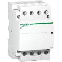 SCHNEIDER ELECTRIC, MODULAR CONTACTOR, TeSys GC, DIN RAIL MOUNT, 3P, 63A, 3NO, COIL VOLTAGE 220...240V AC 60 Hz, IP 40, GC6330M6