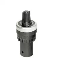 MICRON ELECTRIC, POTENTIOMETER, 10K OHMS, COLOR: BLACK, RATED POWER: 0.5W, MOUNTING SIZE 22mm, MLA-42DWQ