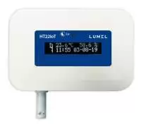 LUMEL Environmental Parameters Data Logger Temperature, Humidity, Light Intensity, Co2,Tvoc HT22IoT 