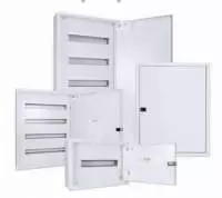 ALFANAR Modular Distribution Board DB 16 Modules 5 Row Surface Type RAL 9010 White 45-516MS00SW