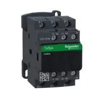 SCHNEIDER ELECTRIC, CONTACTOR, TeSys Deca, 3P, POLE CONTACT 3NO, 18A, AUXILIARY CONTACT 1NO+1NC, COIL VOLTAGE 48V AC, 50/60 Hz, LC1D18E7
