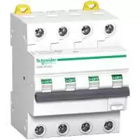 SCHNEIDER ELECTRIC, RCBO, Acti9, iC60, 4P, 32A, 30mA, 6kA, 380-415V AC, 50 Hz, A9D57432