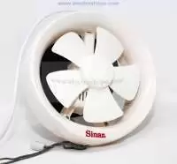 SINAR Exhaust Fan Glass Mounted Round 15cmm 6 inch - SFR-15N