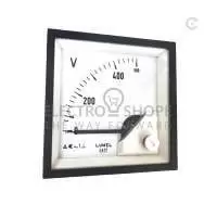 LUMEL, VOLTMETER, I/P:0-500V AC, 72x72, 90 DEG, CL 1, IP52, EA17N E61500000008