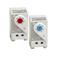 STEGO, SMALL COMPACT THERMOSTAT, KTO 011, CONTACT TYPE NC, 32 TO 140 DegF, DIN RAIL MOUNT, 250VAC, IP 20, 01140.9-00