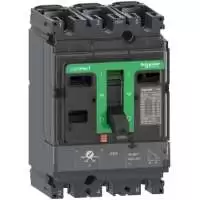 SCHNEIDER ELECTRIC, MCCB, ComPacT, NSX100HB1, 3P, 40A, 75kA, 690V AC, 50/60 Hz, LV433210, C10V3TM040