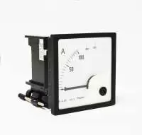 ZIEGLER AMMETER EQ72, I/P/1A6, CTR:100/1A, SCALE:0-100A6, 90 Deg, ACCURACY CLASS 1.5, AM 72x72