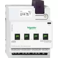 SCHNEIDER ELECTRIC, SWITCH ACTUATOR, KNX, REG-K4x23016, 4 CONTACTS, LIGHT GREY, 16A, 230V AC, 50/60 Hz, MTN647593