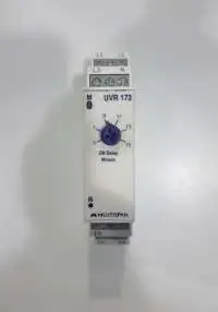 MULTISPAN, UNDER VOLTAGE RELAY, 3 PHASE 4 WIRE, VOLTAGE I/P: 400V AC, 50/60 Hz, TIME RANGE: 5-15 MINS, 1 CHANGE OVER CONTACT, TRIP LEVEL: 75 PERCENT of 400V, UVR 173-02