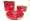 POWERMAT PVC HEAT SHRINKABLE SLEEVE  Thickness 0.17 mm , 17mm RED