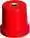 POWERMAT CONICAL INSULATOR M10X50 DMC RED C-1050