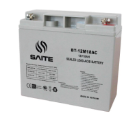 SAITE, VRLA AGM BATTERY, VOLTAGE 12V, CAPACITY_20HR 18AH, STANDARD TERMINAL F13, BT-12M18AC