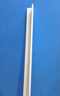 FRP PLATE, L ANGLE, 35mmx35mm, 5mm THICK, 2 METER LENGTH, WHITE: COLOR, PTC-PA-353505
