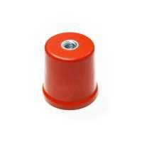PEX CONICAL INSULATOR 25H, M6, DMC RED MS INSERT, PROC-625
