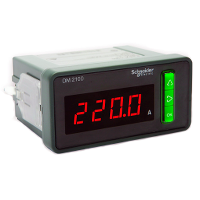 Schneider Electric Digital Voltmeter LED, 1P + N, 25...450 V AC phase to phase 0...35000 V AC METSEDM2100