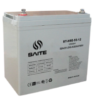 SAITE, VRLA AGM BATTERY, VOLTAGE 12V, CAPACITY_10HR 55AH, STANDARD TERMINAL T25, BT-HSE-55-12