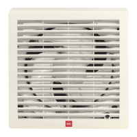 KDK Exhaust Fan Window Mounted Square 20cm - 20WHCT