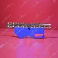 COPPER TERMINAL BLOCK 16 HOLES BLUE HIMEL, HTB0100812W16B