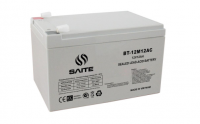 SAITE, VRLA AGM BATTERY, VOLTAGE 12V, CAPACITY_20HR 12AH, STANDARD TERMINAL F01/F02, BT-12M12AC